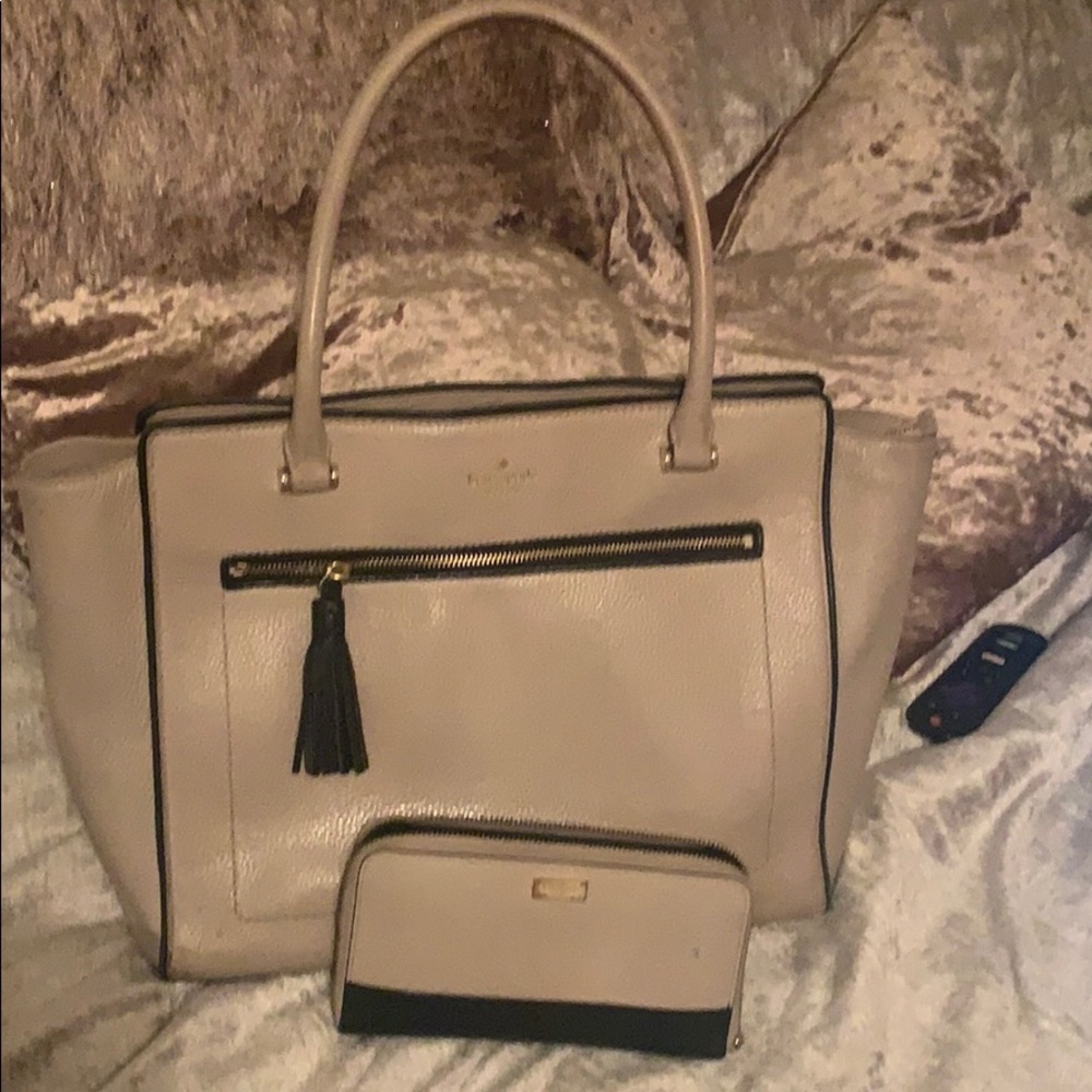 Kate spade- matching Cameron purse & wallet